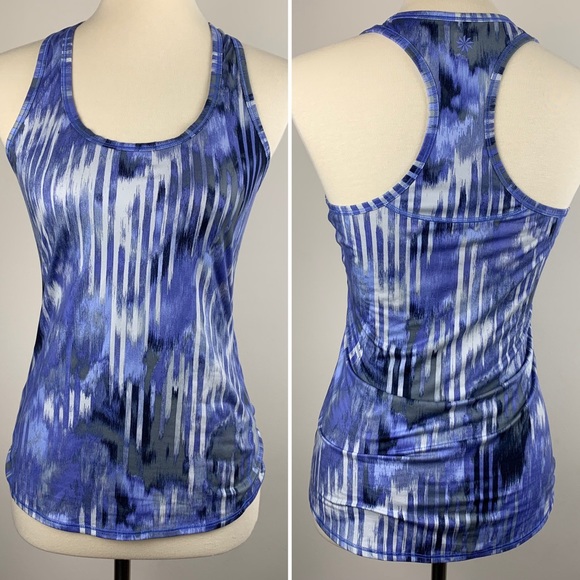 Athleta Tops - Athleta Racerback Tank Top Purple Grey XS